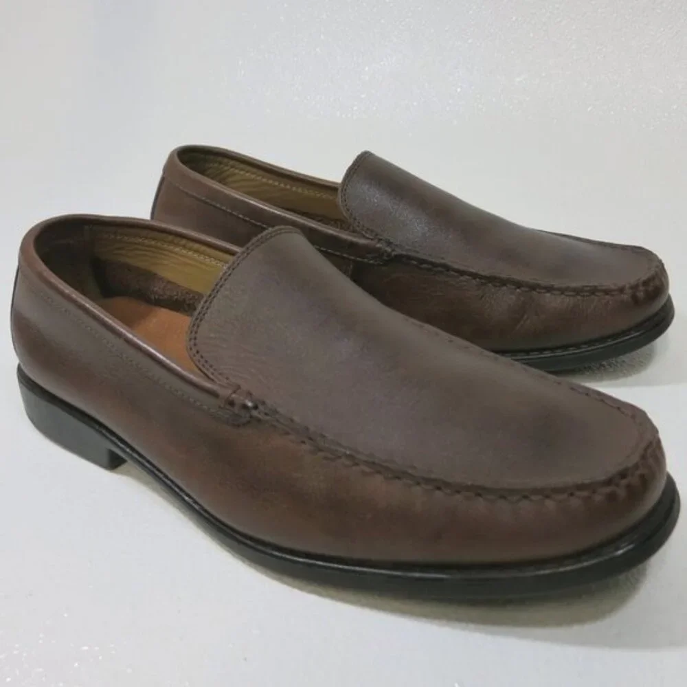 Bass Oil Tanned Leather Casual Dress Loafers Men's Shoes Footwear Sz 10.5 M